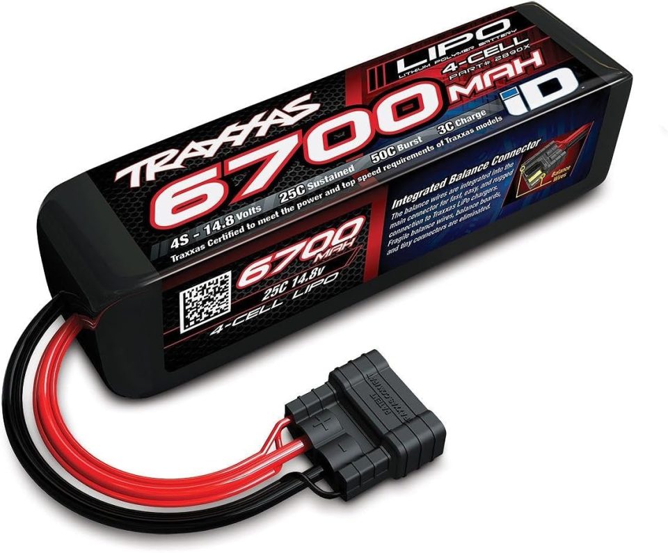 6700 mAh 14.4 Volt 4-Cell LiPo Battery